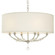 Mirage 6 Light Polished Nickel Drum Shade Chandelier (205|8006-PN)