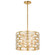 Meridian 15'' Antique Gold Pendant (205|MER-4865-GA)