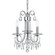 Othello 3 Light Spectra Crystal Polished Chrome Mini Chandelier (205|6823-CH-CL-SAQ)