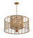 Jayna 25'' Burnished Silver Chandelier (205|JAY-A5004-BS)