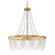 Fiona 4 Light Antique Gold Chandelier with White Beads (205|FIO-A9104-GA-WH)
