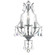 Cedar 3 Light Swarovski Strass Crystal Polished Chrome Mini Chandelier (205|5933-CH-CL-S)