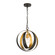 Luna 12'' English Bronze + Antique Gold Chandelier (205|580-EB-GA)