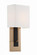 Brent 6.5'' Vibrant Gold + Black Forged Sconce (205|BRE-A3631-VG-BF)