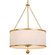 Broche 6 Light Antique Gold Chandelier (205|518-GA)