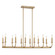 Bailey 42'' Aged Brass Linear Chandelier (205|BAI-A2112-AG)