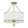 Broche 14'' Antique Silver Semi Flush Mount (205|513-SA_CEILING)