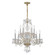 Traditional Crystal 23'' Swarovski Spectra Crystal Polished Brass Chandelier (205|5080-PB-CL-SAQ)