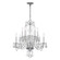 Traditional Crystal 23'' Hand Cut Crystal Polished Chrome Chandelier (205|5080-CH-CL-MWP)