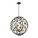 Broche 21'' English Bronze + Antique Gold Chandelier (205|506-EB-GA)