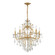 Filmore 6 Light Hand Cut Crystal Antique Gold Chandelier (205|4455-GA-CL-MWP)