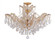 Maria Theresa 6 Light Hand Cut Crystal Gold Semi Flush Mount (205|4439-GD-CL-MWP_CEILING)