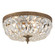 Crystorama 3 Light Clear Italian Crystal Olde Brass Flush Mount (205|712-OB-CL-I)