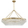 Calypso 40'' Crystal Teardrop Vibrant Gold Chandelier (205|278-VG)