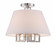 Libby Langdon for Crystorama Westwood 5 Light Polished Nickel Semi Flush Mount (205|2255-PN_CEILING)