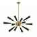 Zodiac 34'' Aged Brass Chandelier (205|3812-AG)