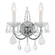 Imperial 12'' Italian Crystal Polished Chrome Sconce (205|3222-CH-CL-I)