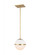 Brian Patrick Flynn Truax 8'' Aged Brass Pendant (205|2107-AG)