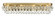 Calypso 33'' Crystal Teardrop Vibrant Gold Bathroom Vanity (205|134-VG)