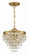Calypso 13'' Crystal Teardrop Vibrant Gold Chandelier (205|130-VG)