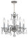 Traditional Crystal 4 Light Clear Italian Crystal Polished Chrome Mini Chandelier (205|1064-CH-CL-I)