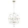 Solaris 6 Light Olde Silver Sphere Chandelier (205|9228-OS)