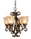 Norwalk 4 Light Bronze Umber Mini Chandelier (205|7404-BU)