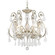 Regis 6 Light Hand Cut Crystal Olde Silver Chandelier (205|5115-OS-CL-MWP)