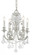 Regis 4 Light Swarovski Strass Crystal Olde Silver Chandelier (205|5114-OS-CL-S)