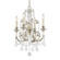 Regis 4 Light Hand Cut Crystal Olde Silver Chandelier (205|5114-OS-CL-MWP)