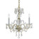 Traditional Crystal 3 Light Spectra Crystal Polished Brass Mini Chandelier (205|5044-PB-CL-SAQ)