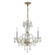 Traditional Crystal 16'' Swarovski Strass Crystal Polished Brass Chandelier (205|5044-PB-CL-S)