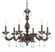 Paris Market 6 Light Spectra Crystal Venetian Bronze Chandelier (205|5036-VB-CL-SAQ)