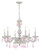 Paris Market 28'' Rose Crystal Antique White Chandelier (205|5036-AW-RO-MWP)