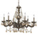 Paris Market 28'' Golden Teak Hand Cut Crystal Venetian Bronze Chandelier (205|5026-VB-GT-MWP)
