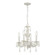 Paris Market 13.5'' Swarovski Spectra Crystal Antique White Chandelier (205|5024-AW-CL-SAQ)