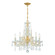 Maria Theresa 20'' Swarovski Spectra Crystal Gold Chandelier (205|4476-GD-CL-SAQ)