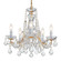 Maria Theresa 5 Light Swarovski Strass Crystal Gold Chandelier (205|4476-GD-CL-S)