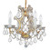 Maria Theresa 4 Light Spectra Crystal Gold Mini Chandelier (205|4474-GD-CL-SAQ)