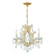 Maria Theresa 16.5'' Swarovski Strass Crystal Gold Chandelier (205|4474-GD-CL-S)