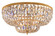 Crystorama 6 Light Spectra Crystal Olde Brass Flush Mount (205|724-OB-CL-SAQ)