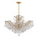 Maria Theresa 6 Light Swarovski Strass Crystal Gold Chandelier (205|4439-GD-CL-S)