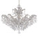 Maria Theresa 6 Light Hand Cut Crystal Polished Chrome Chandelier (205|4439-CH-CL-MWP)