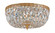 Crystorama 3 Light Swarovski Strass Crystal Olde Brass Flush Mount (205|712-OB-CL-S)