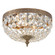 Waltham 10'' Swarovski Spectra Crystal Olde Brass Flush Mount (205|710-OB-CL-SAQ)