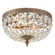 Waltham 10'' Clear Hand Cut Olde Brass Flush Mount (205|710-OB-CL-MWP)