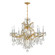 Maria Theresa 28'' Hand Cut Crystal Gold Chandelier (205|4409-GD-CL-MWP)