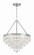 Calypso 20'' Crystal Teardrop Polished Chrome Chandelier (205|136-CH)
