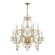Traditional Crystal 31'' Swarovski Spectra Crystal Polished Brass Chandelier (205|1135-PB-CL-SAQ)