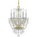 Traditional Crystal 5 Light Spectra Crystal Polished Brass Mini Chandelier (205|1129-PB-CL-SAQ)